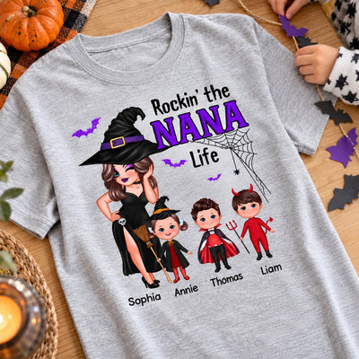 Pretty Woman Halloween Rockin‘ The Grandma Mom Auntie Life Personalized Shirt