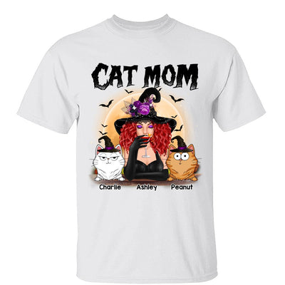 Crazy Cat Witch Funny Cat Expressions Personalized Shirt