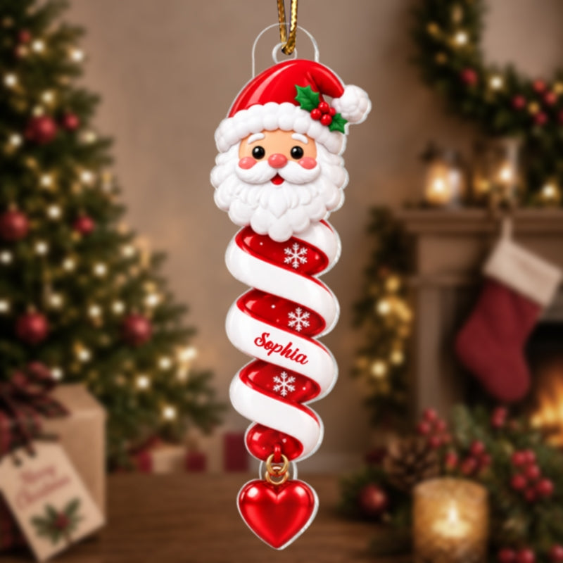 Custom Family Kids Boy Girl Names - Personalized Acrylic Ornament - Christmas Gift for Children, Friends