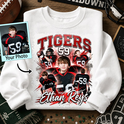 Custom Football Basketball Baseball Player - Personalized Shirt - Football Mom Dad Tee, Trendy Sport Shirt, Senior Gift