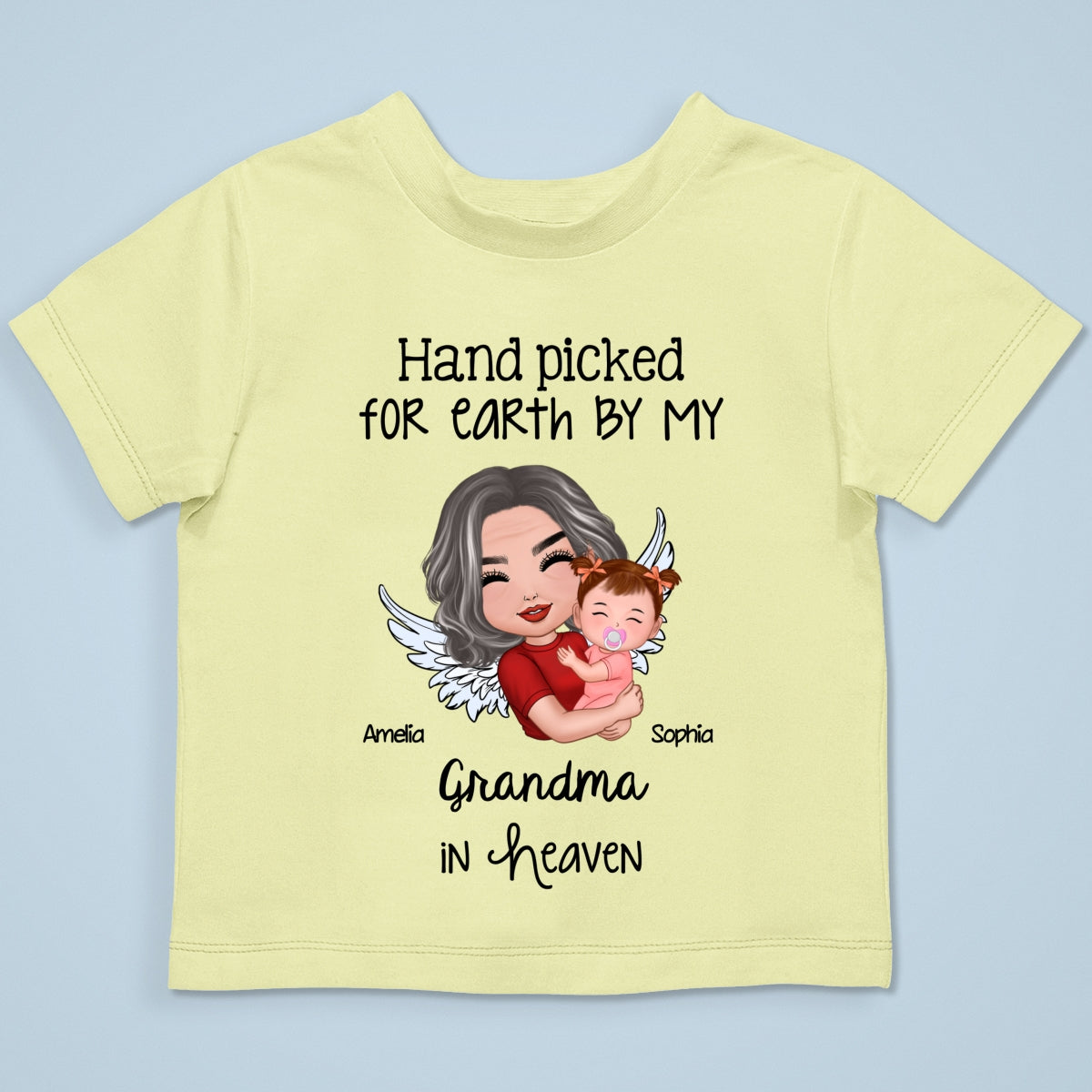 Hand Picked For Earth By Someone In Heaven Personalized Baby Onesie Baby Shirt