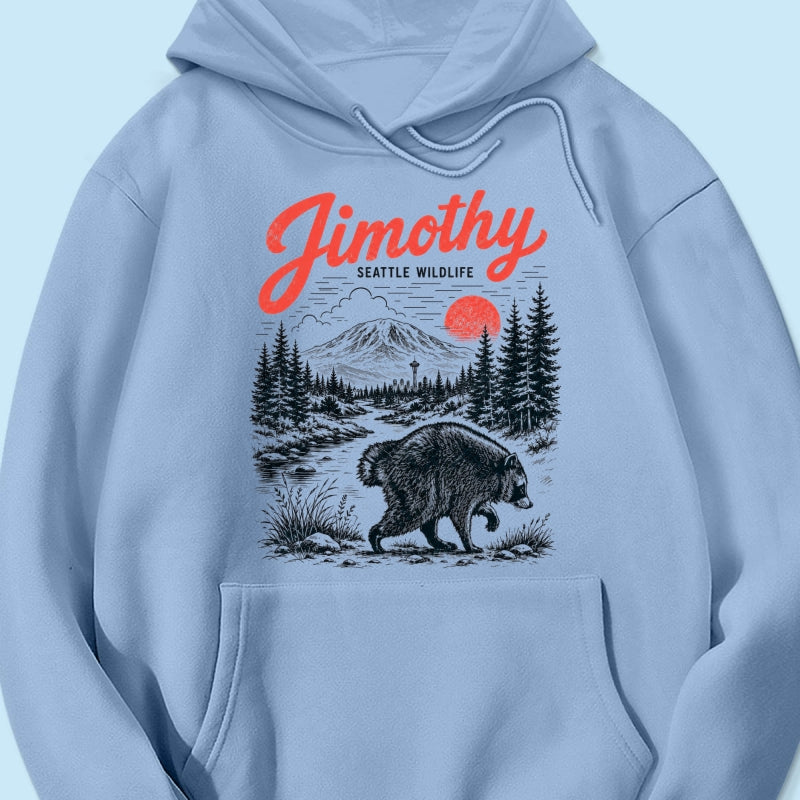 Loveable Viral Seattle Jimothy Raccoon Shirt - Trending 2026 Shirt