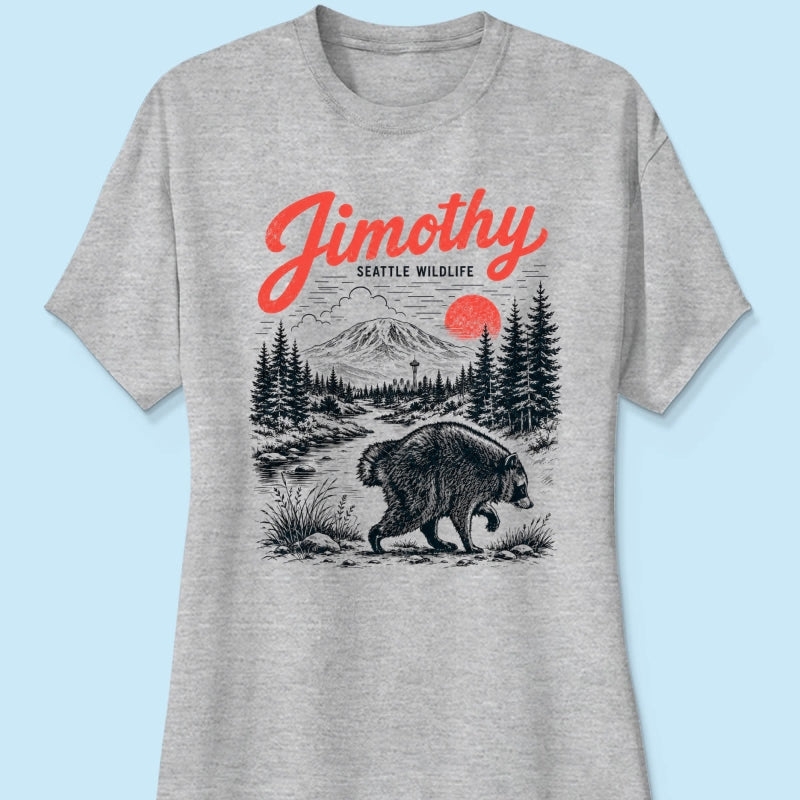 Loveable Viral Seattle Jimothy Raccoon Shirt - Trending 2026 Shirt
