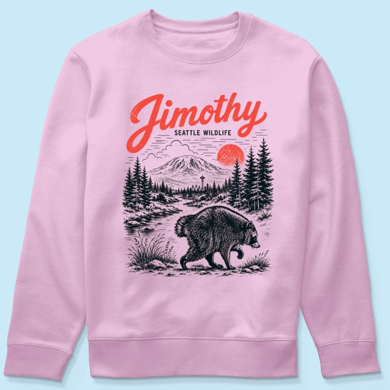 Loveable Viral Seattle Jimothy Raccoon Shirt - Trending 2026 Shirt