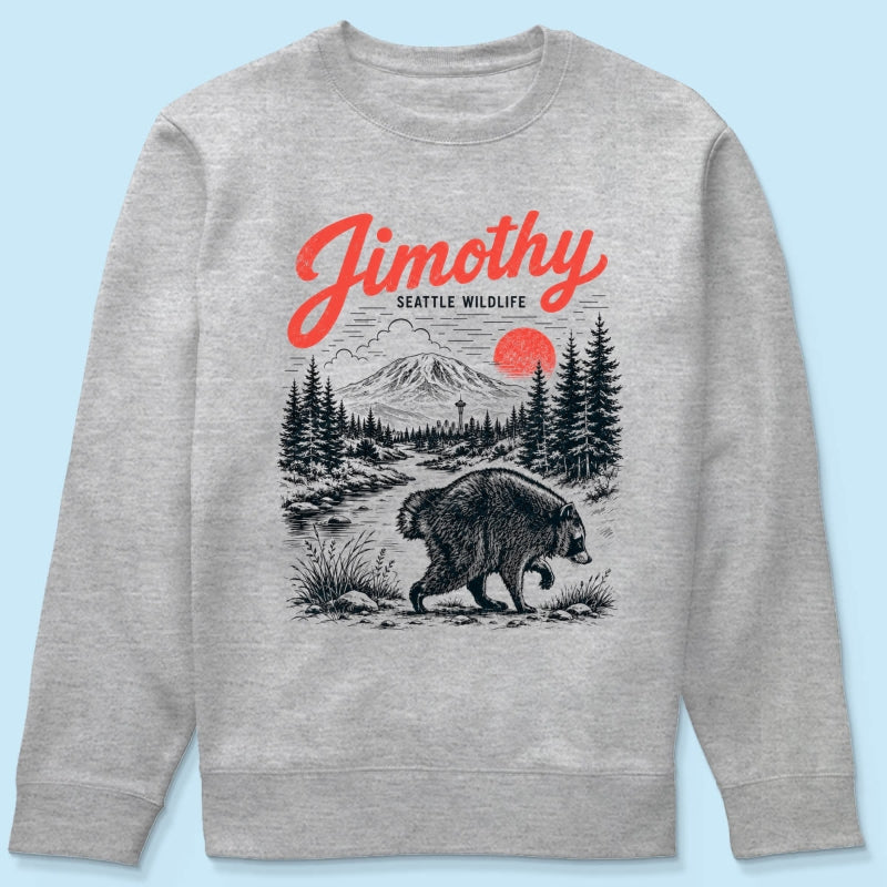Loveable Viral Seattle Jimothy Raccoon Shirt - Trending 2026 Shirt