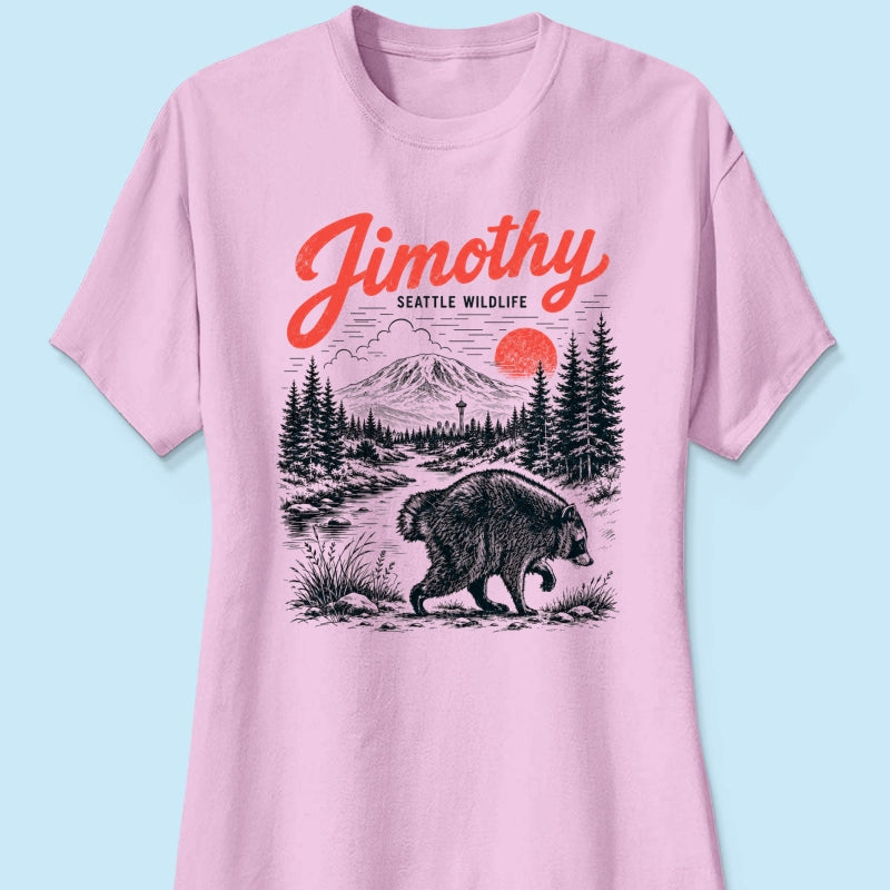 Loveable Viral Seattle Jimothy Raccoon Shirt - Trending 2026 Shirt