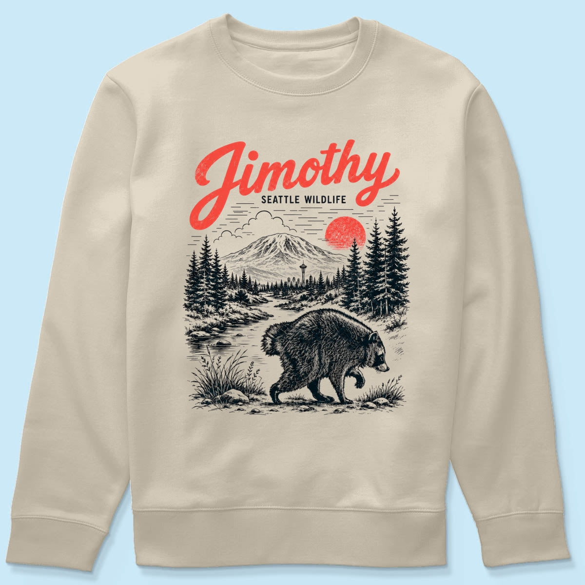 Loveable Viral Seattle Jimothy Raccoon Shirt - Trending 2026 Shirt
