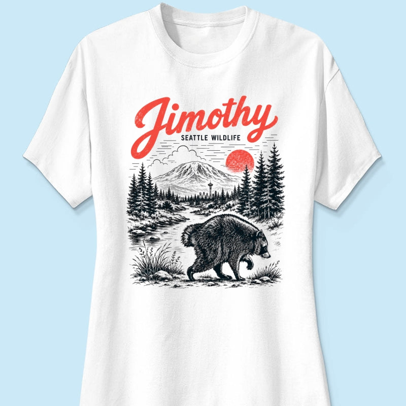 Loveable Viral Seattle Jimothy Raccoon Shirt - Trending 2026 Shirt