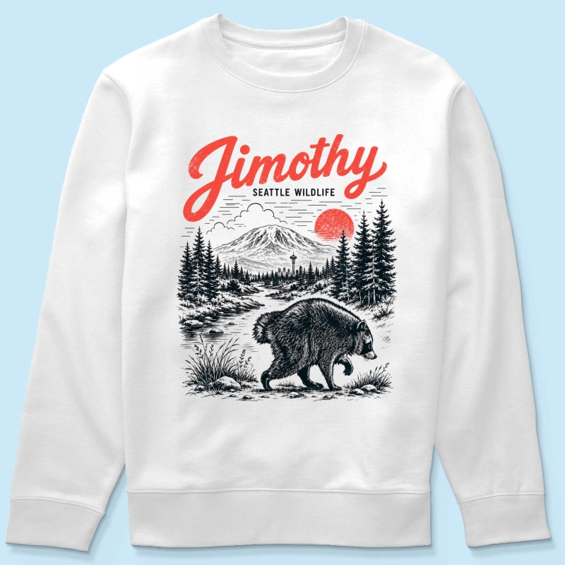 Loveable Viral Seattle Jimothy Raccoon Shirt - Trending 2026 Shirt
