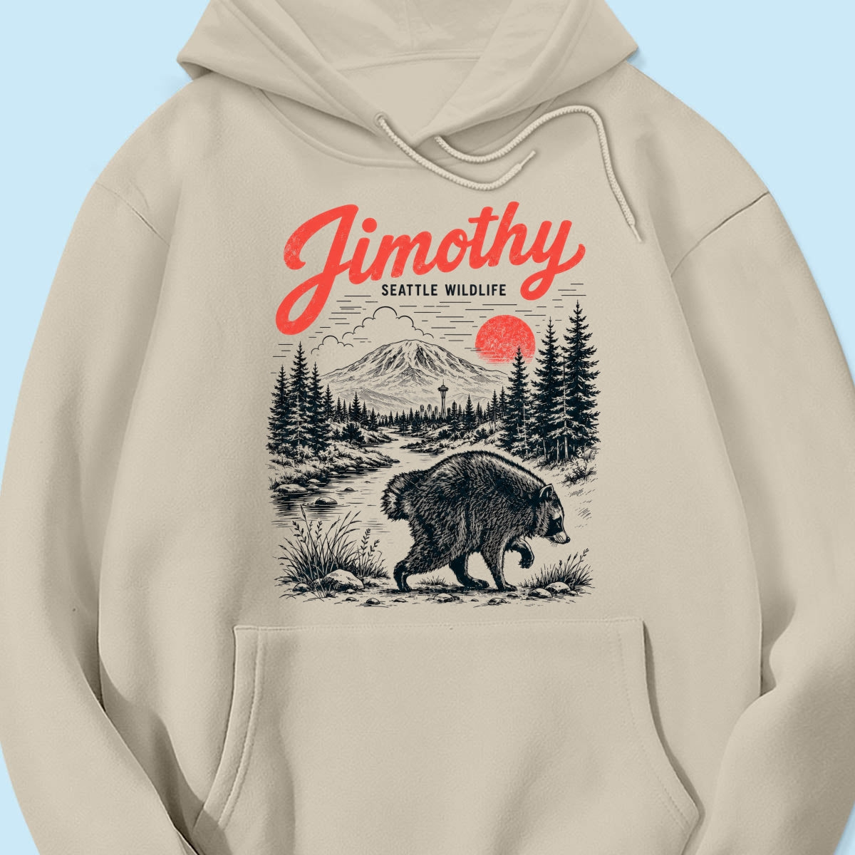 Loveable Viral Seattle Jimothy Raccoon Shirt - Trending 2026 Shirt