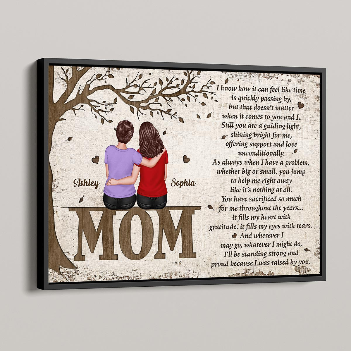 Mom I Know How It Can Feel Personalized Poster