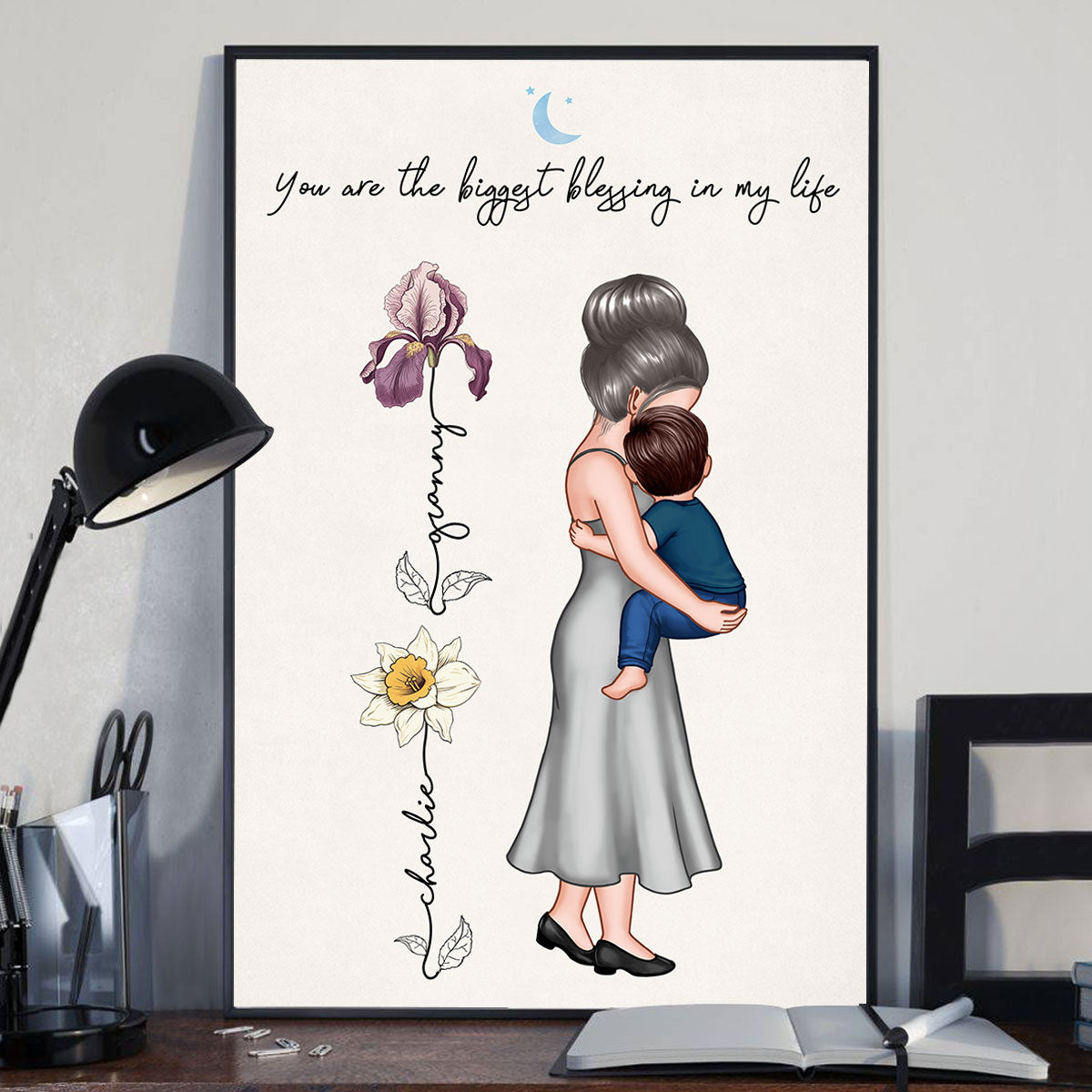 You Are My Everything, Birth Month Flower, Personalized Poster, First Gift