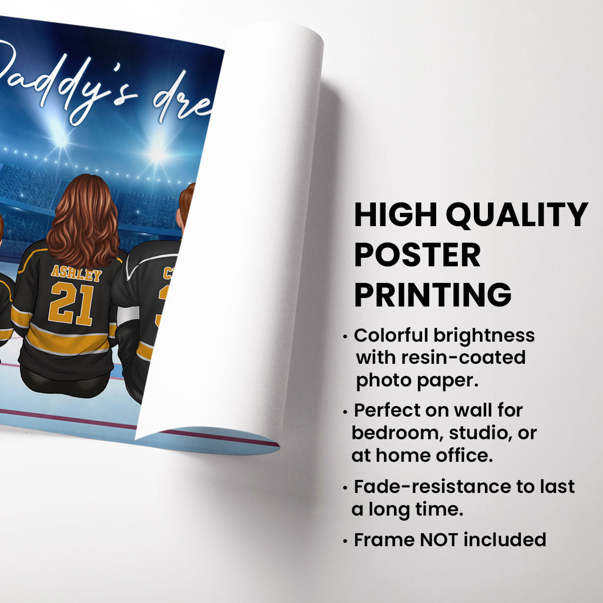 Hockey Team - Personalized Poster - Gift For Dad, Gift For Husband, Gift For Grandpa