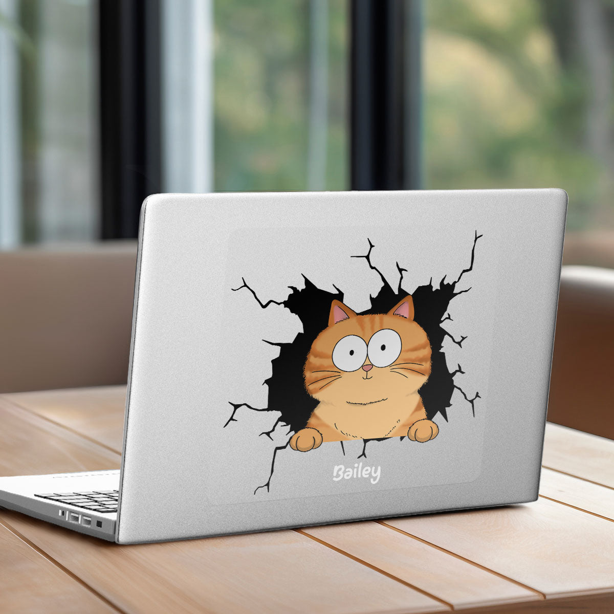 Funny Cats Personalized Decal, Gift For Cat Lovers