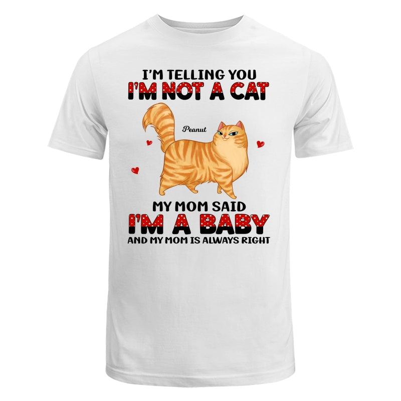 Cartoon Walking Cats Baby Mom Said Polka Dot Pattern Personalized Shirt