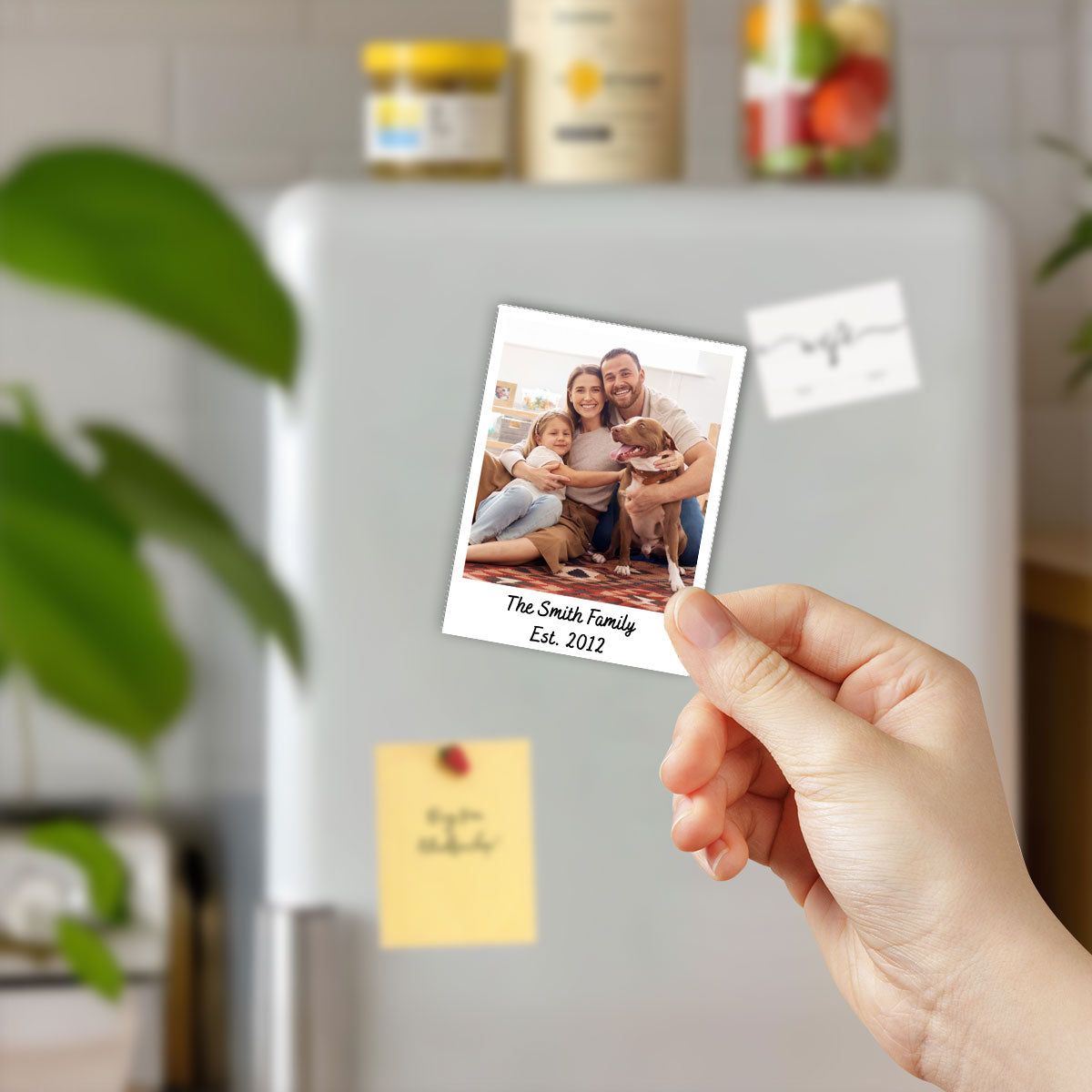 Family Couple Photo Frame Personalized Acrylic Fridge Magnet