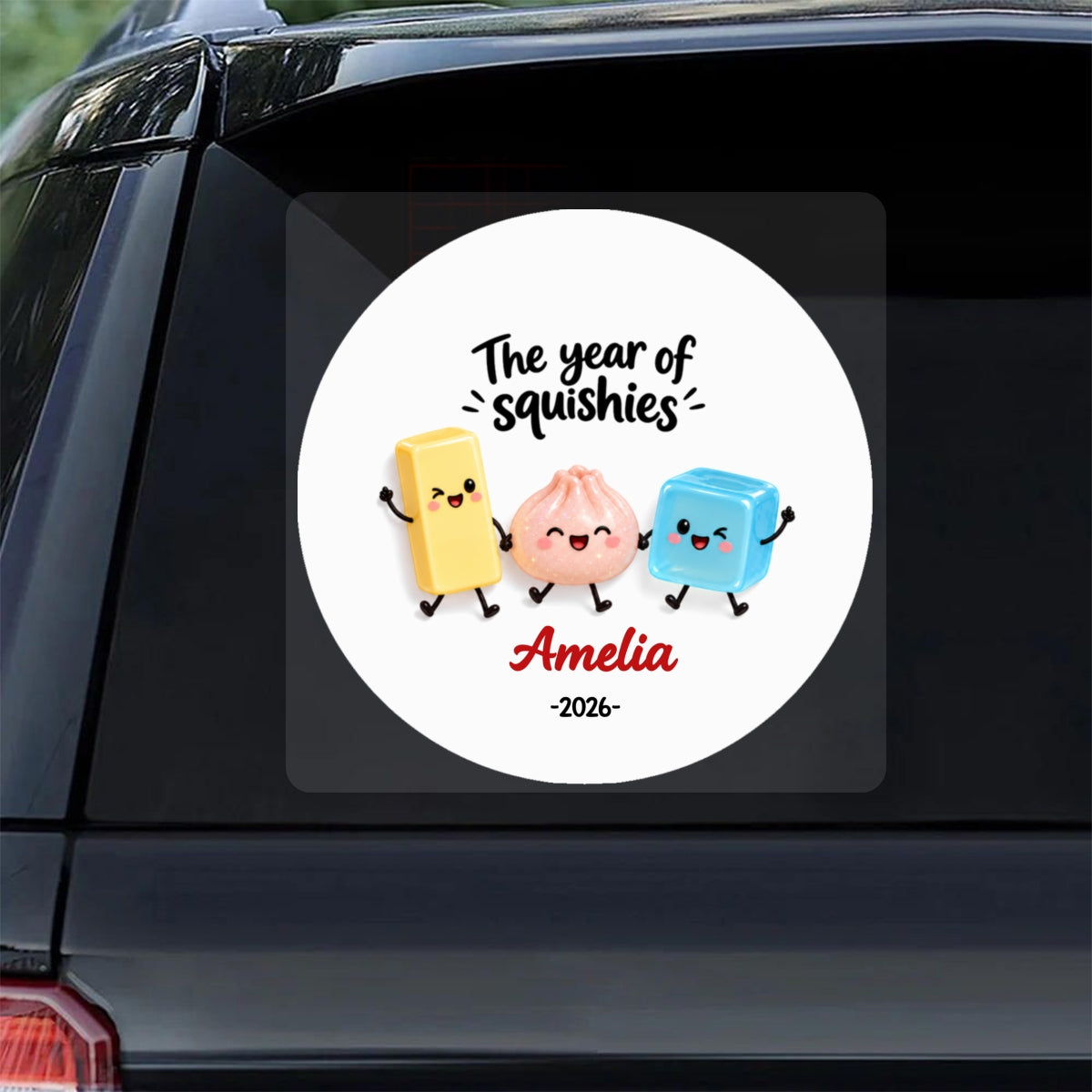 The Year Of Squishies 2D Flat - Personalized Decal