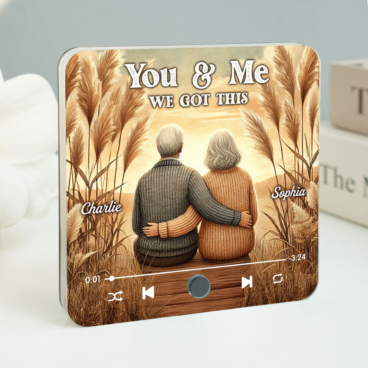 You & Me We Got This Old Couple Personalized Bluetooth Music Fridge Magnet, Valentine's Gift For Her, Gift For Him