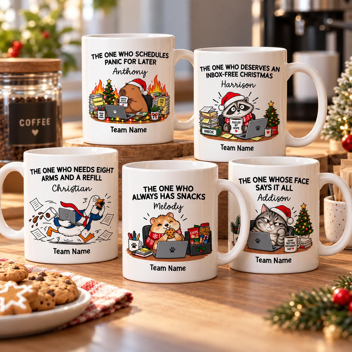 Funny Office Character Workplace Identity - Personalized Mug - Funny Gift For Coworkers, Colleagues, Secret Santa Gift