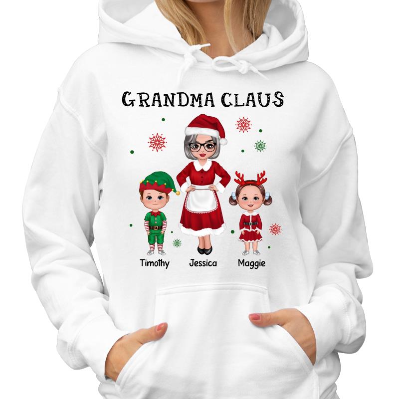 Grandma Claus Doll Woman Christmas Personalized Shirt