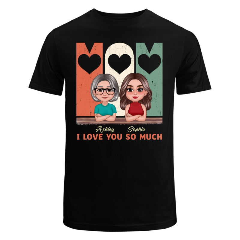 Pretty Doll Mom Daughters Retro Personalized Shirt