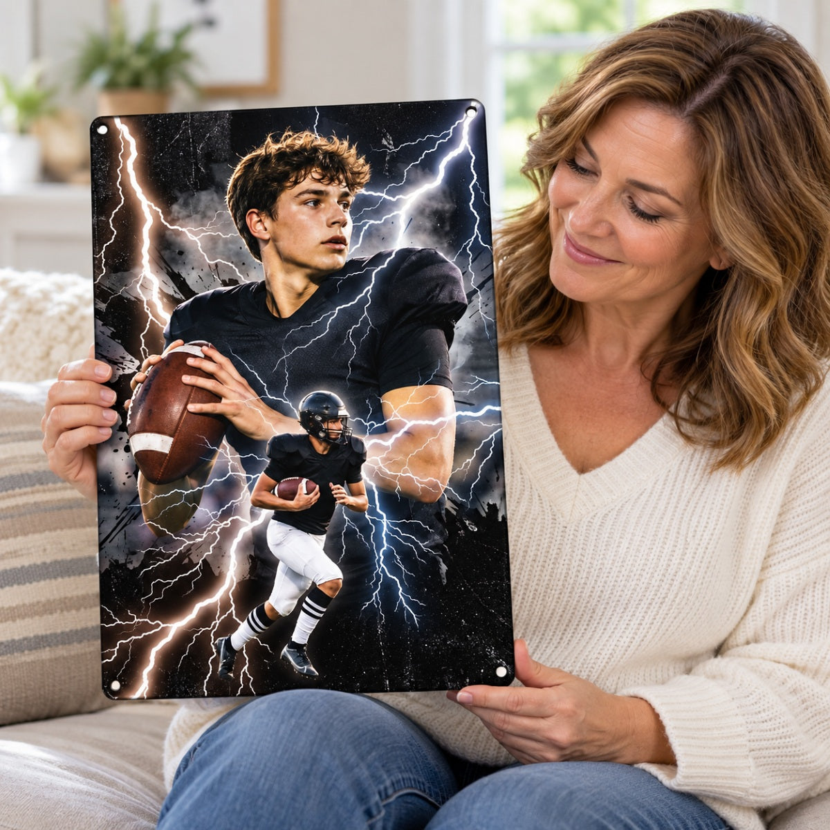 Trending Bootleg Sport Photos Insert - Personalized Metal Sign - Gift For Boy, Girl