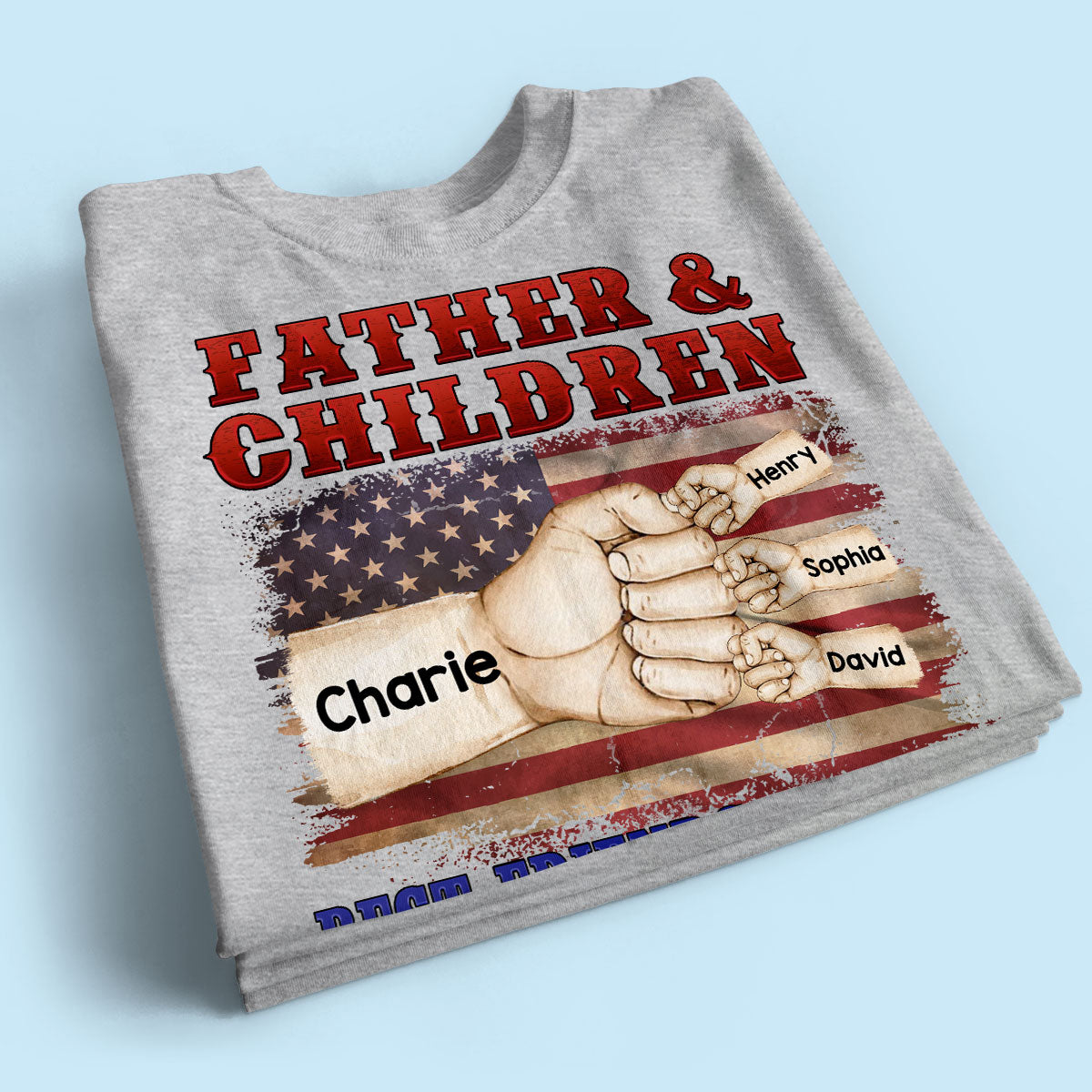 Father & Children Best Friends for Life Personalized Shirt