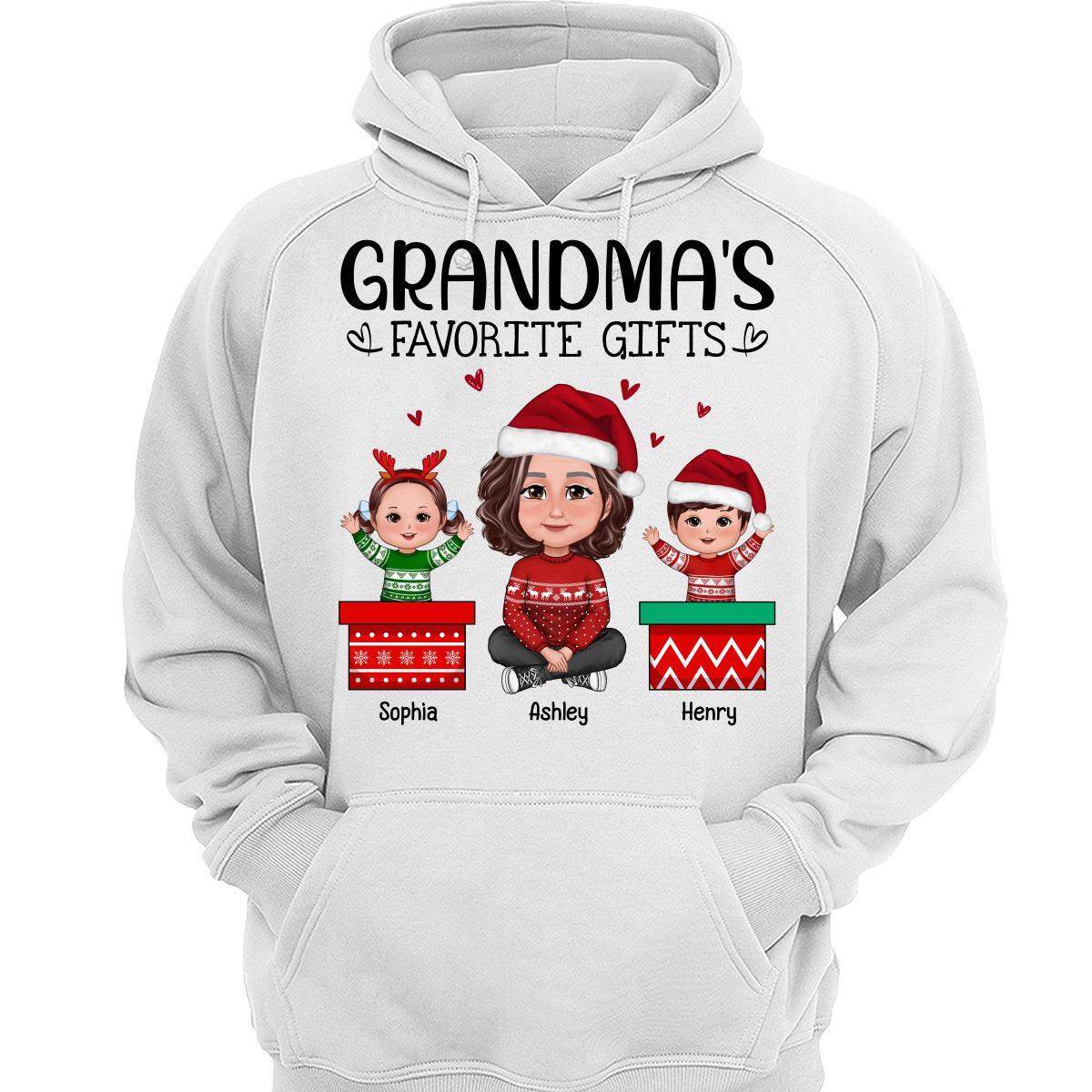 Grandma Favorite Gifts Happy Doll Kids In Personalized Shirt