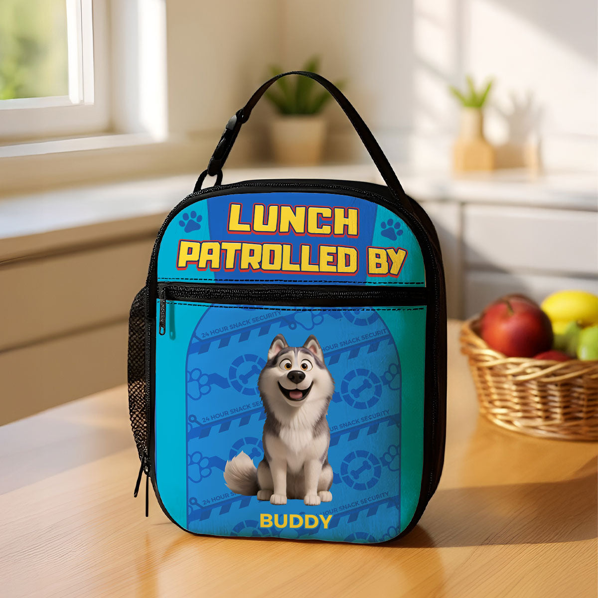 Lunched Patrolled by Dogs Personalized Insulated Lunch Bag for Kids, Back to School Gift for Kids