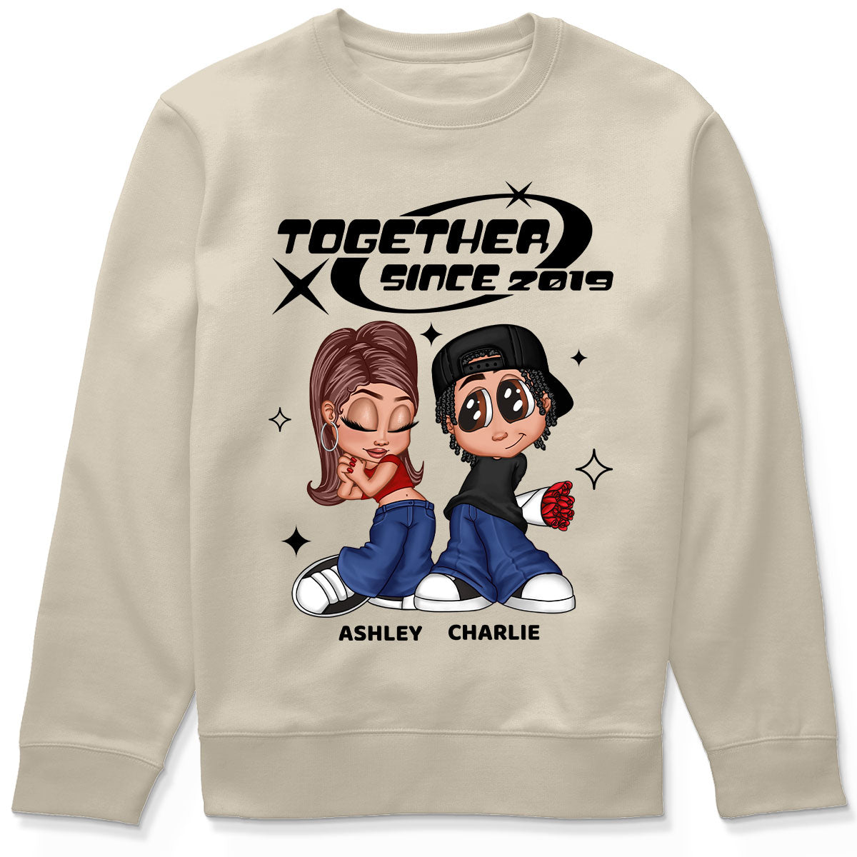 Y2K Couple Together Since Personalized Shirt, Perfect 2025  Gift For Him For Her