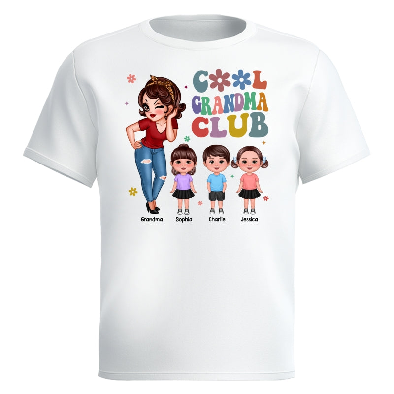 Cool Grandma Club Personalized Youth Shirt