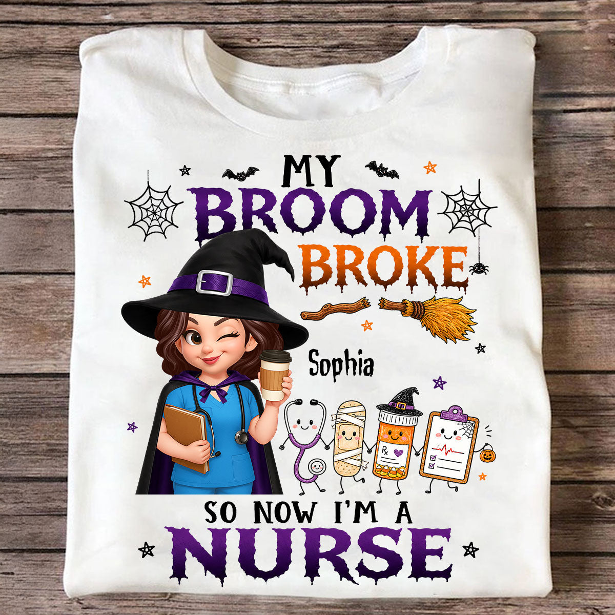 Trending Halloween Nurse - Personalized Shirt - Gift For Nurses, Besties