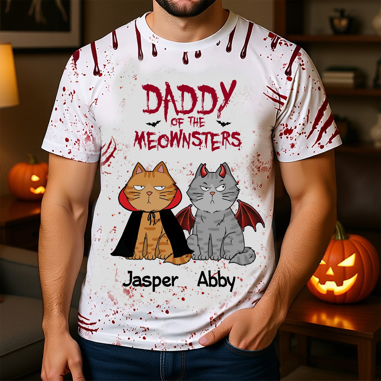 Show Custom Recommendation - Halloween Cat Mom Shirt