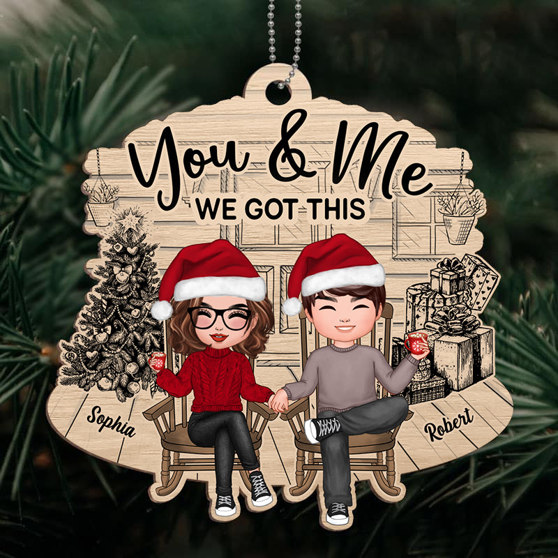 Couple We Got This Personalized Christmas Wooden Ornament