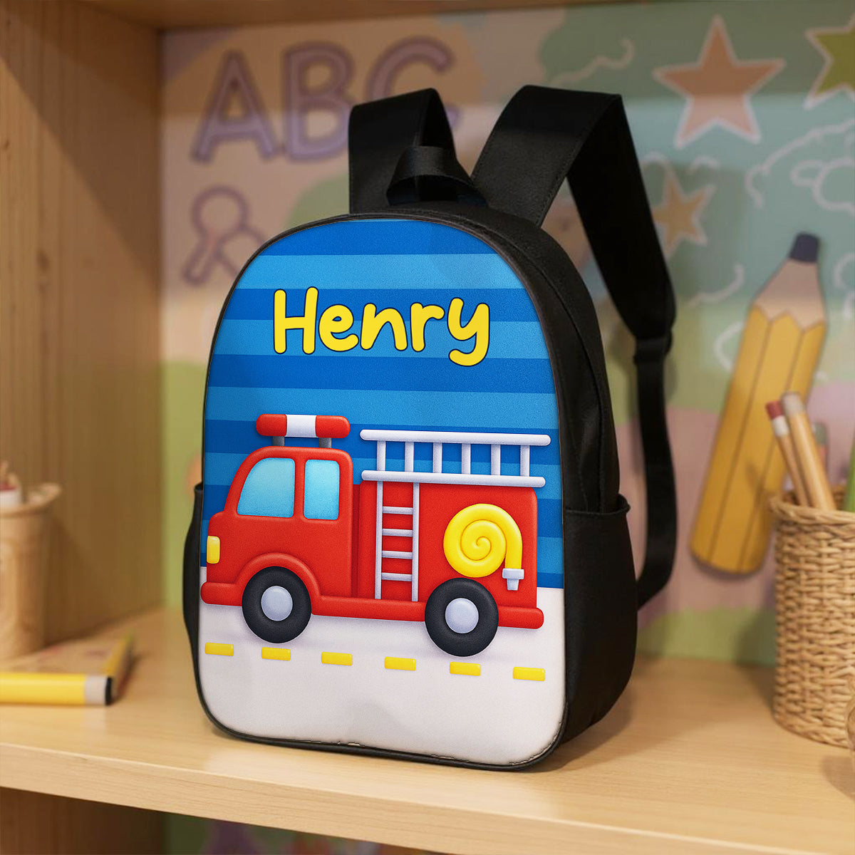 Preppy Back to School Personalized Backpack, Dinosaur Mermaid Sports Unicorn Theme, Available in 6 Designs