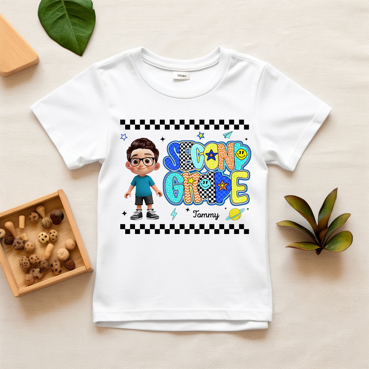 Preppy Back to School Shirt Pre-K to Fourth Grade for Kids, Boys, Girls, 1st Day of School
