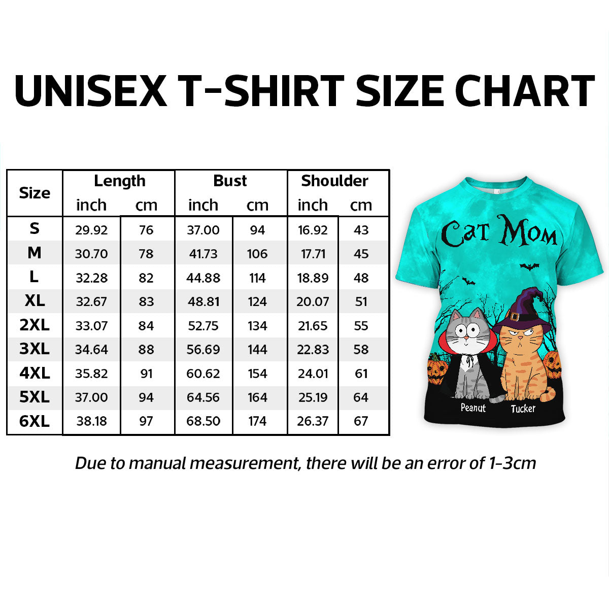 Cat Mom Halloween Moon Light Bat Tree Annoying Cat Personalized Shirt, Purrfect Costume for Cat Lover