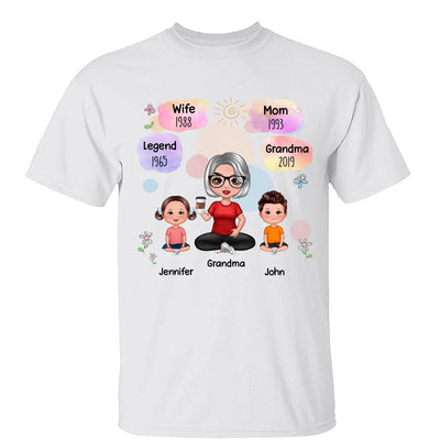 Doll Grandma Grandkids Legend Personalized Shirt
