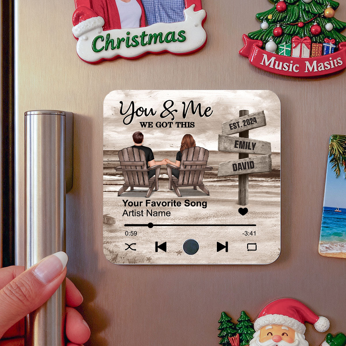 Upsell Gift Box for Music Fridge Magnet