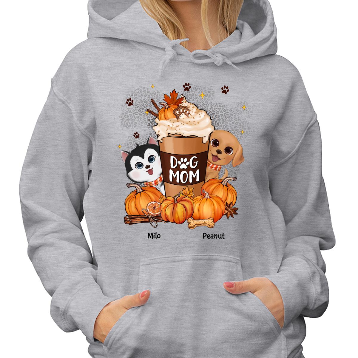 Dog Mom Pumpkin Spice Latte Personalized Shirt