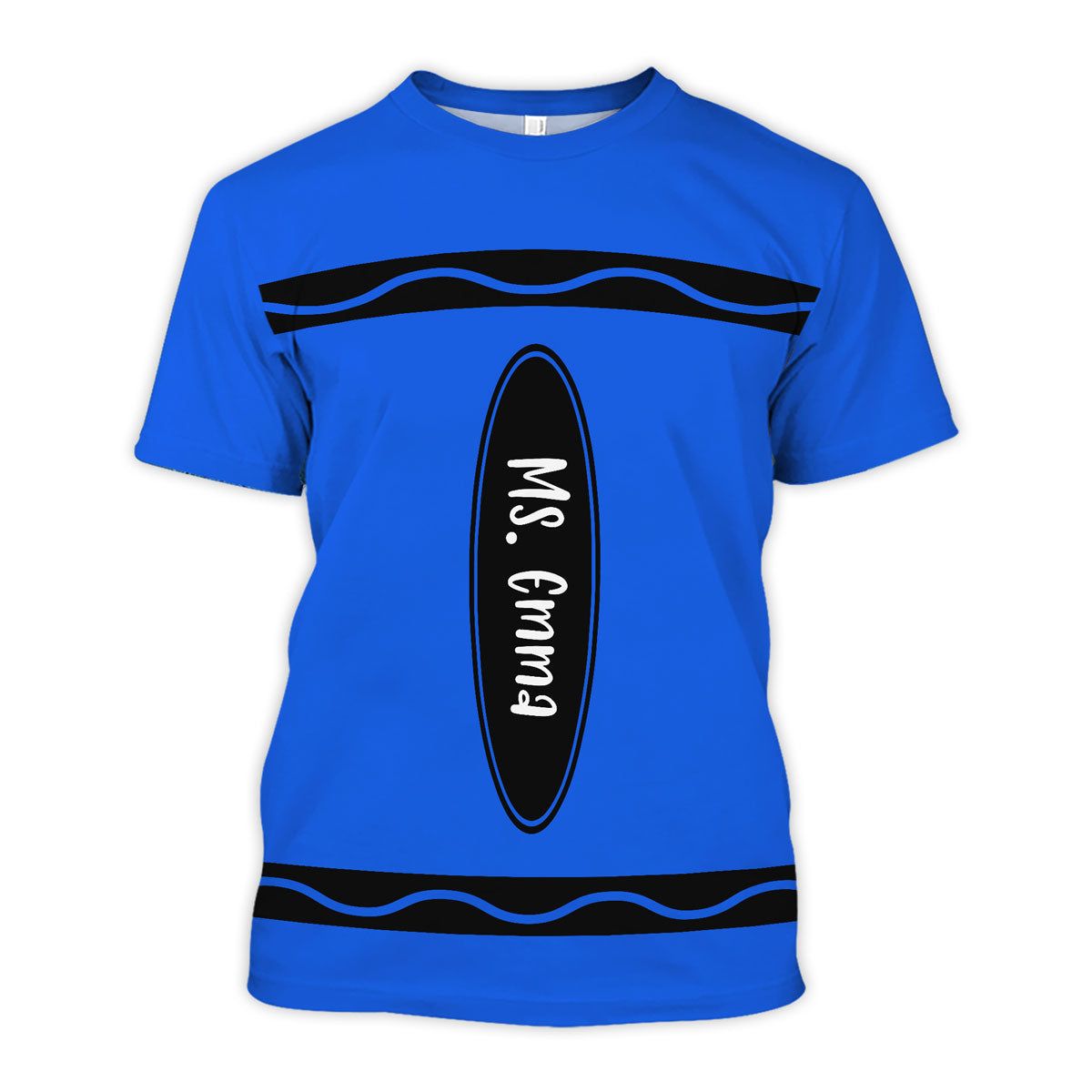 Crayon Theme Personalized Group Matching Shirt, Halloween Costume For Teachers
