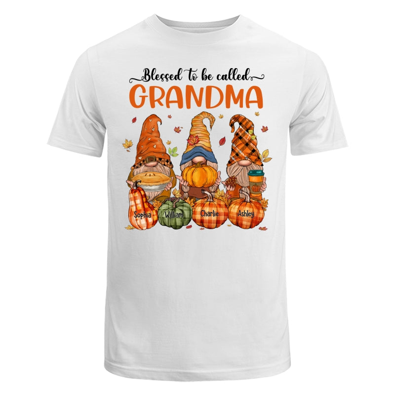Fall Season Autumn Gnomes Pumpkins Personalized Shirt