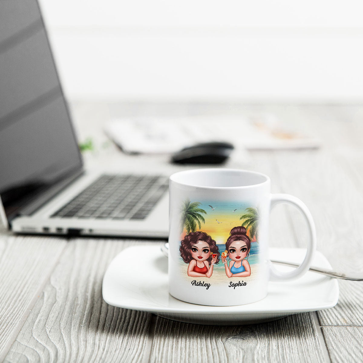 Summer Girls Be Happy Personalized Mug