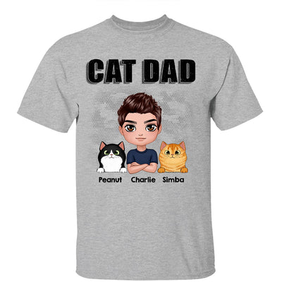 Doll Man Cat Dad Gift For Cat Lovers Personalized Shirt