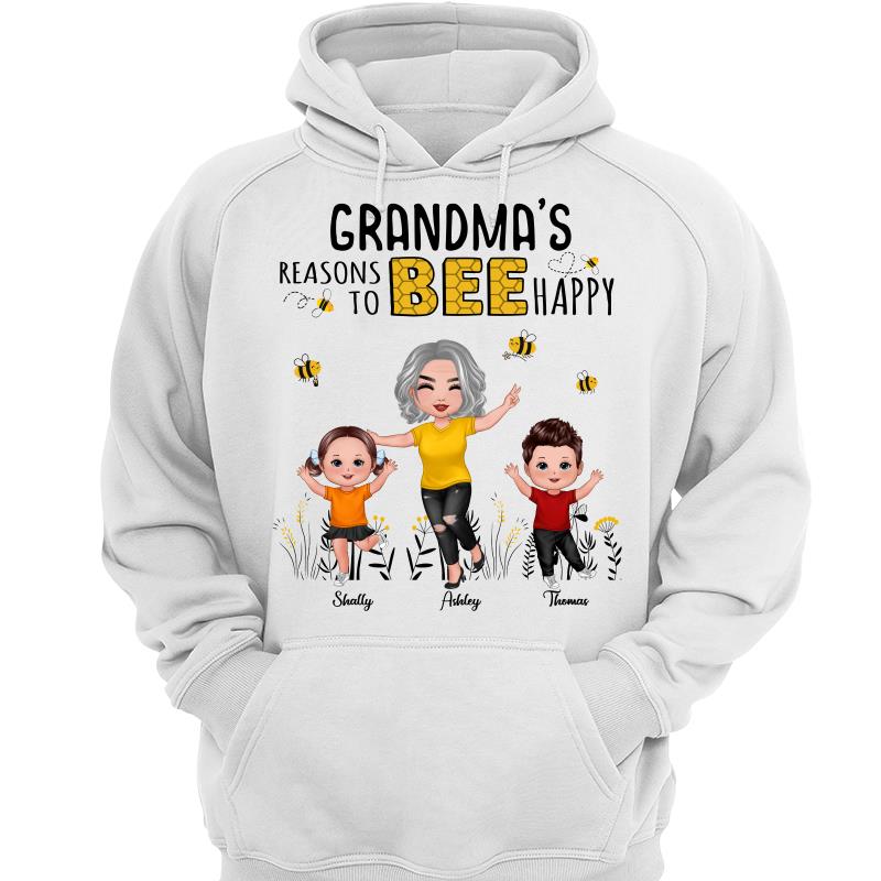 Reasons Bee Happy Doll Grandma & Grandkids - Personalized Shirt