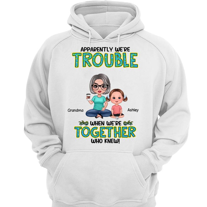 Get In Trouble Doll Grandma Grandkids Personalized Shirt