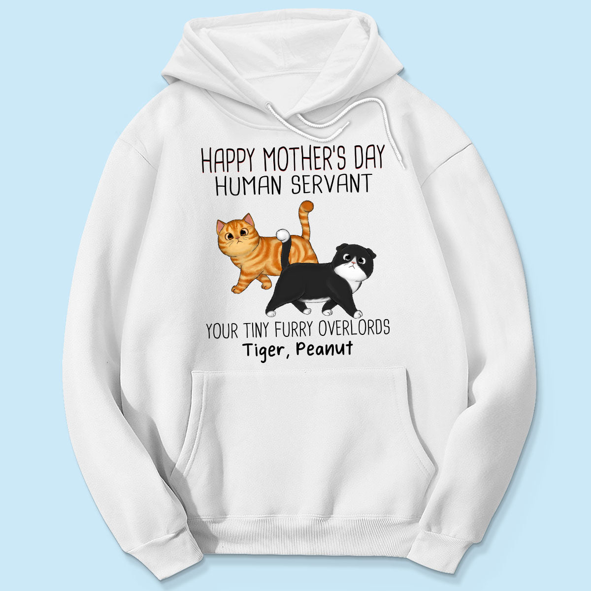 Walking Cats Happy Mother‘s Day Cat Human Servant Personalized Shirt
