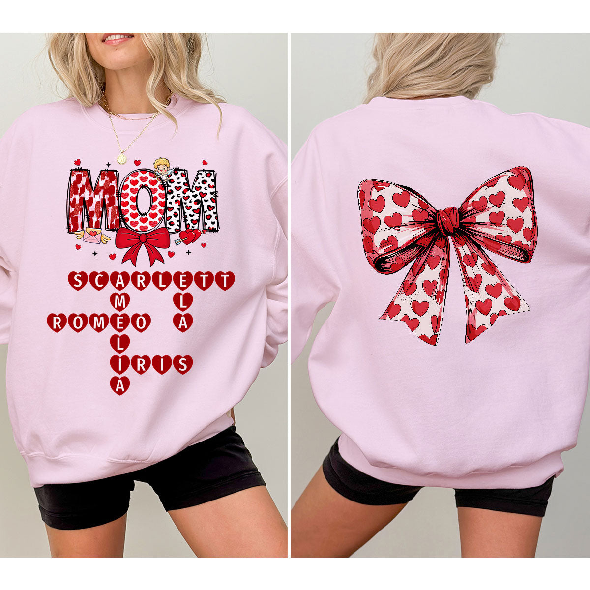 Grandma Nana Mimi  Gift Personalized Double Sided Sweatshirt