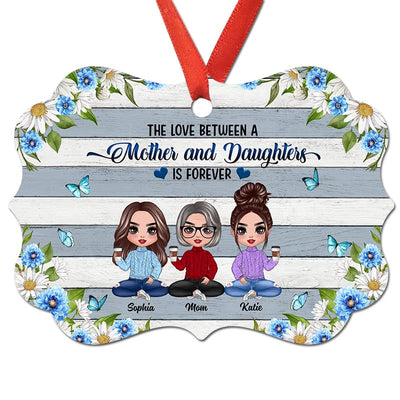 Flower Doll Mother And Daughters Personalized Christmas Ornament