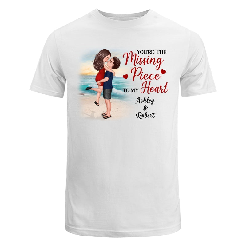 Couple Kissing On The Beach Personalized Shirt